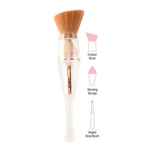 CALA. Brocha de Maquillaje 3 en 1 Cala Complexion Trio