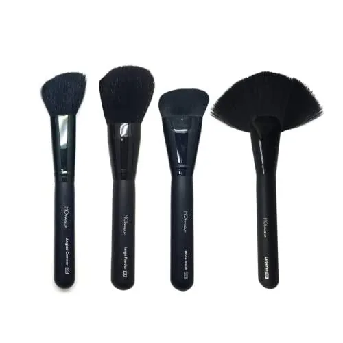 Brochas De Maquillaje Pack De 4 Brochas para colorete y polvos