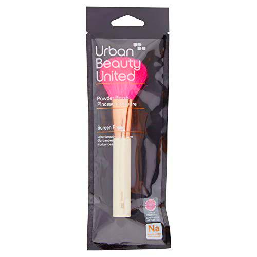 Urban Beauty United 19-5030 Screen Preen - Brocha para Polvos Compactos, Rosa, 21 g