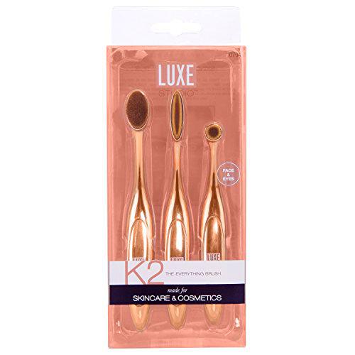 Luxe Studio Kit de cepillos ovalados 6, 7 y 3
