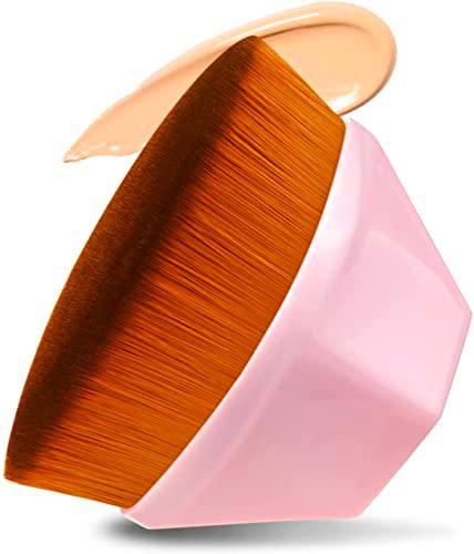 ESTER brochas de maquillaje Maquillaje Brocha De Base Plana Brocha De Base PortáTil Brocha De Maquillaje Herramienta De Belleza