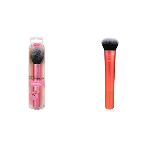 Real Techniques - Brocha para colorete &amp; Real Techniques Expert Face