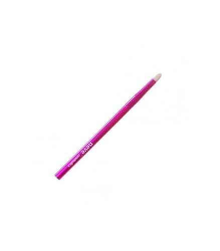 Neve Cosmetics cepillo de ojos y labios de lengua de gato pequeño y delgado adecuado para corrector