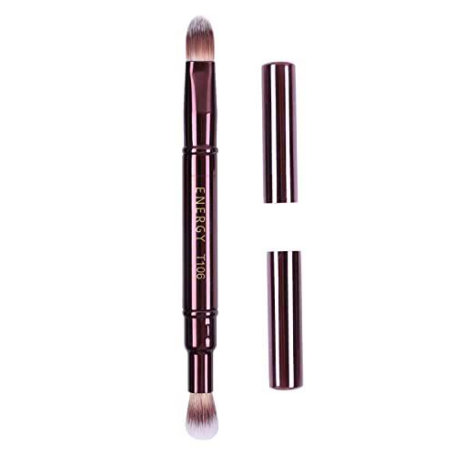 ENERGY Brocha Correctora 2 en 1 de Doble Punta, Brocha para Mezclar