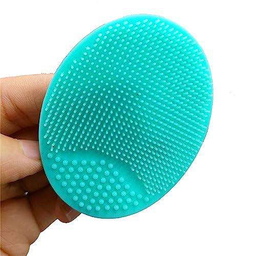 Poejetag Cepillo de limpieza facial de silicona, pequeño y suave