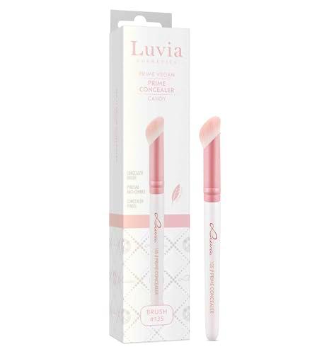 Brocha de maquillaje profesional Luvia, corrector, pincel biselado