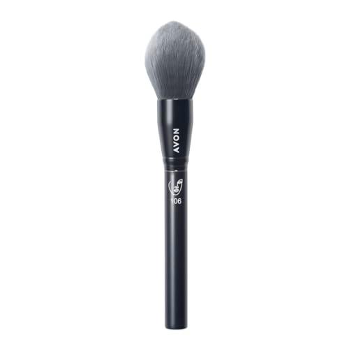Avon Brocha facial completa, brocha de maquillaje para una aplicación impecable