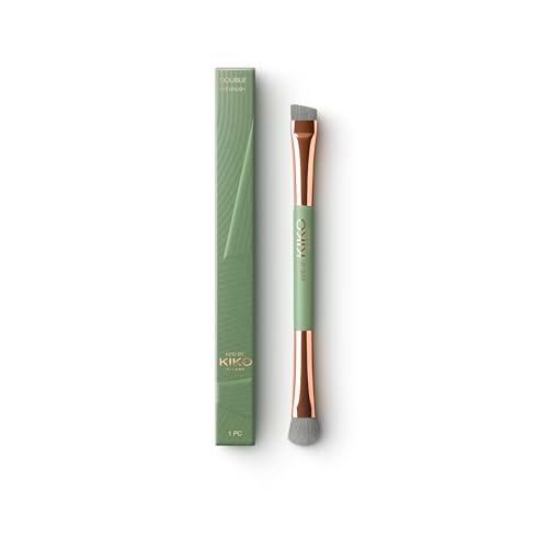 KIKO Milano Kind by KIKO Double Eye Brush 01, Pincel De Ojos De Doble Punta Para Sombras