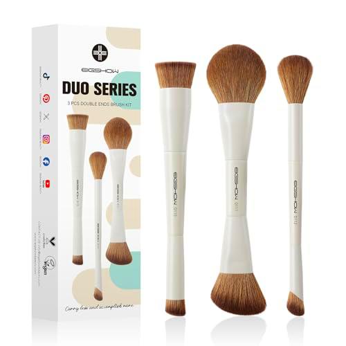 EIGSHOW Brochas de Maquillaje, Brochas de Maquillaje de 3 Piezas