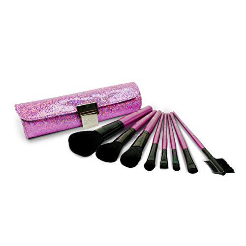 Royal &amp; Langnickel sistema de cepillo cosmético, brillante de color rosa/granate, 9 piezas