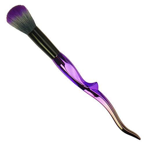 Fantasia - Estuche con 6 pinceles de maquillaje, color lila y negro