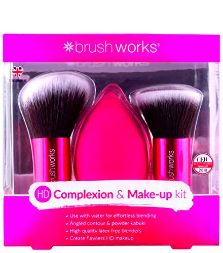 Brushworks Brushworks Hd Complexion Sponge &amp; Kabuki Brush Set