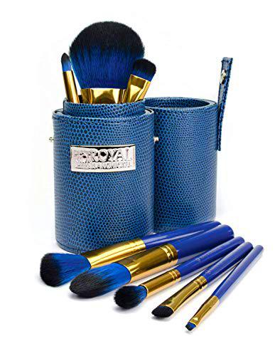 Royal &amp; Langnickel - Conjunto de pinceles de maquillaje de viaje"Guilty Pleasures Pride", 8 piezas