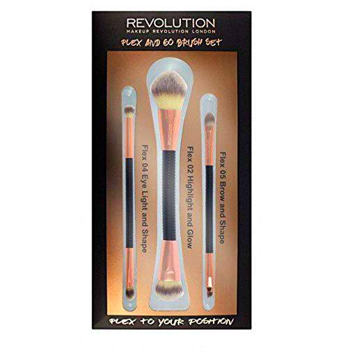 Flex &amp; Go Brush Revolution - Juego de brochas para cosméticos