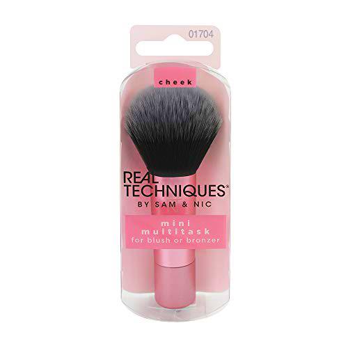 Real Techniques Mini Multitask - Brocha de maquillaje para aplicar colorete
